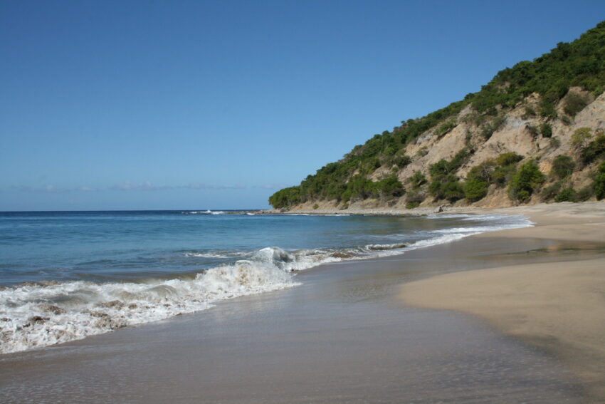 Bunkum Bay beach, St Peter's, Montserrat