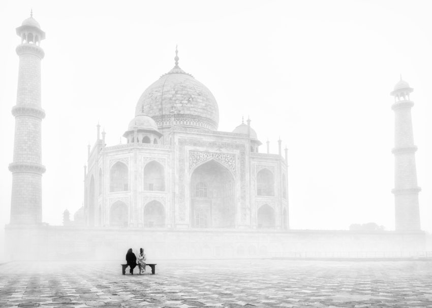 Sourced by Victor Lavaud on Prexels - Under Creative Commons License 
https://www.pexels.com/photo/monochrome-photo-of-taj-mahal-site-3358507/