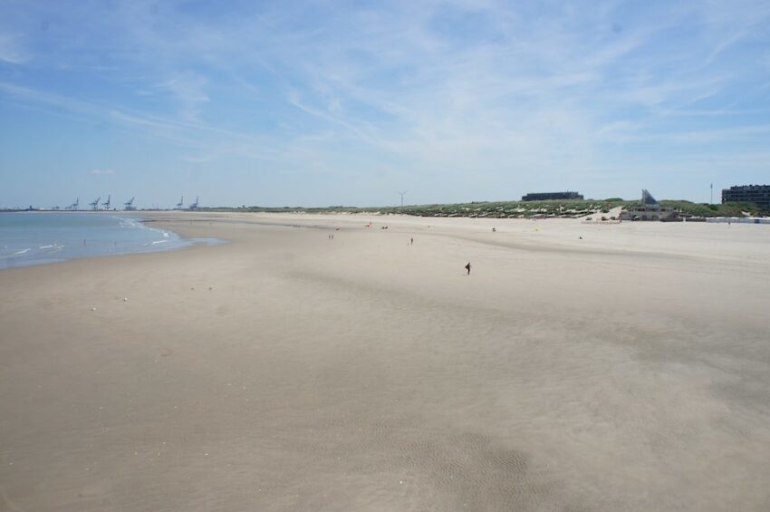 Blankenberge Beach, West Flanders, Belgium