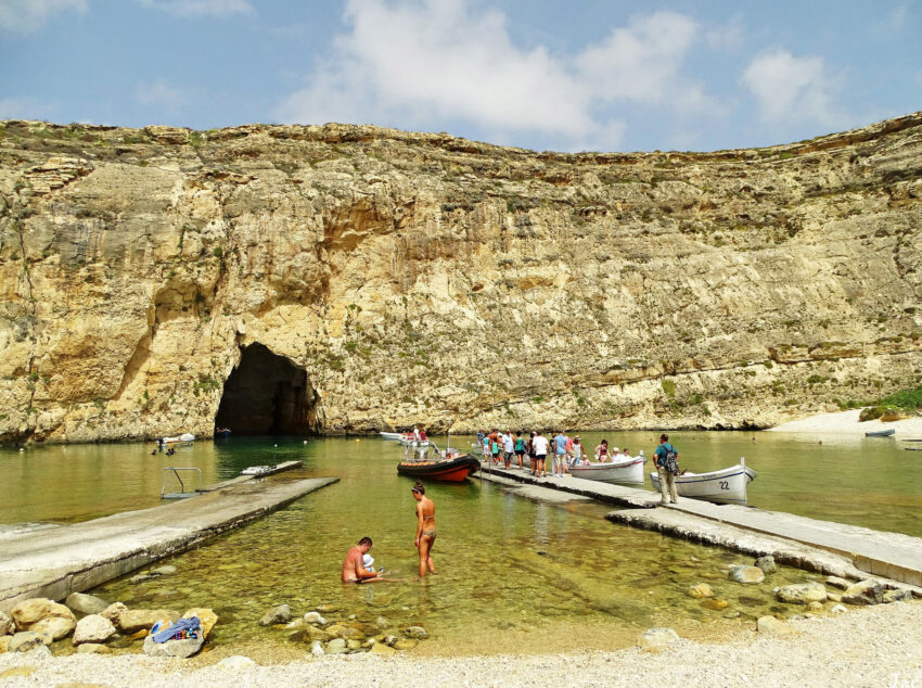 Gozo Inland Beach, San Lawrenz, Malta