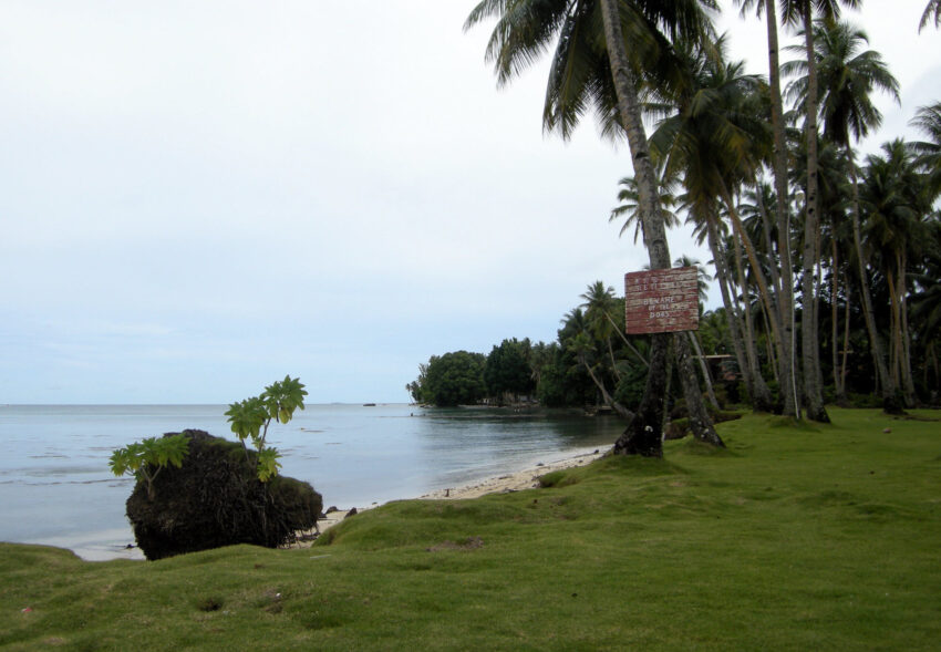Pisiwe Island White Sand Beach, Weno, Chuuk, Micronesia