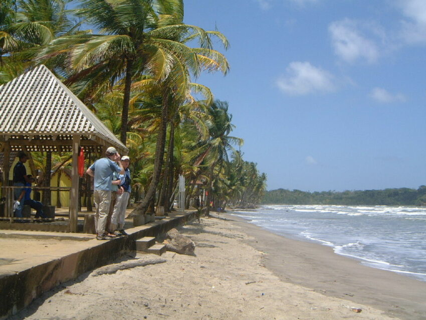 Manzanilla beach, Lower Manzanilla, Trinidad and Tobago