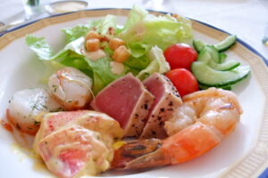 Traditional Saint-Pierrais Foods, Seafood Salads