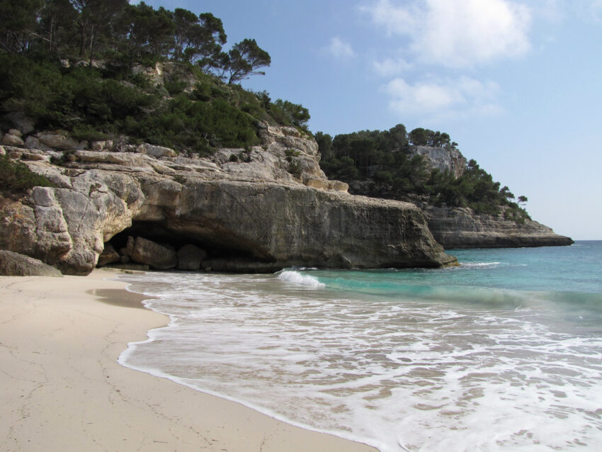 Cala Mitjana Beach, Menorca, Balearic Islands