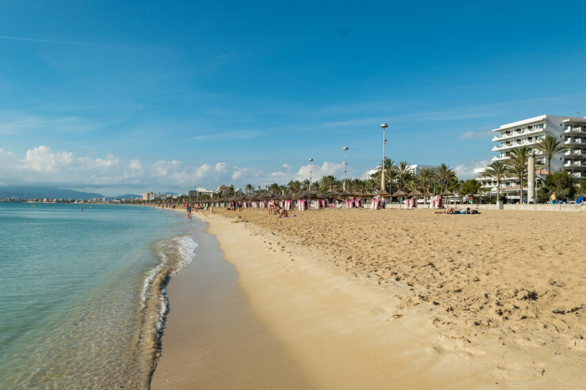 S' Arenal Beach, Majorca, Balearic Islands